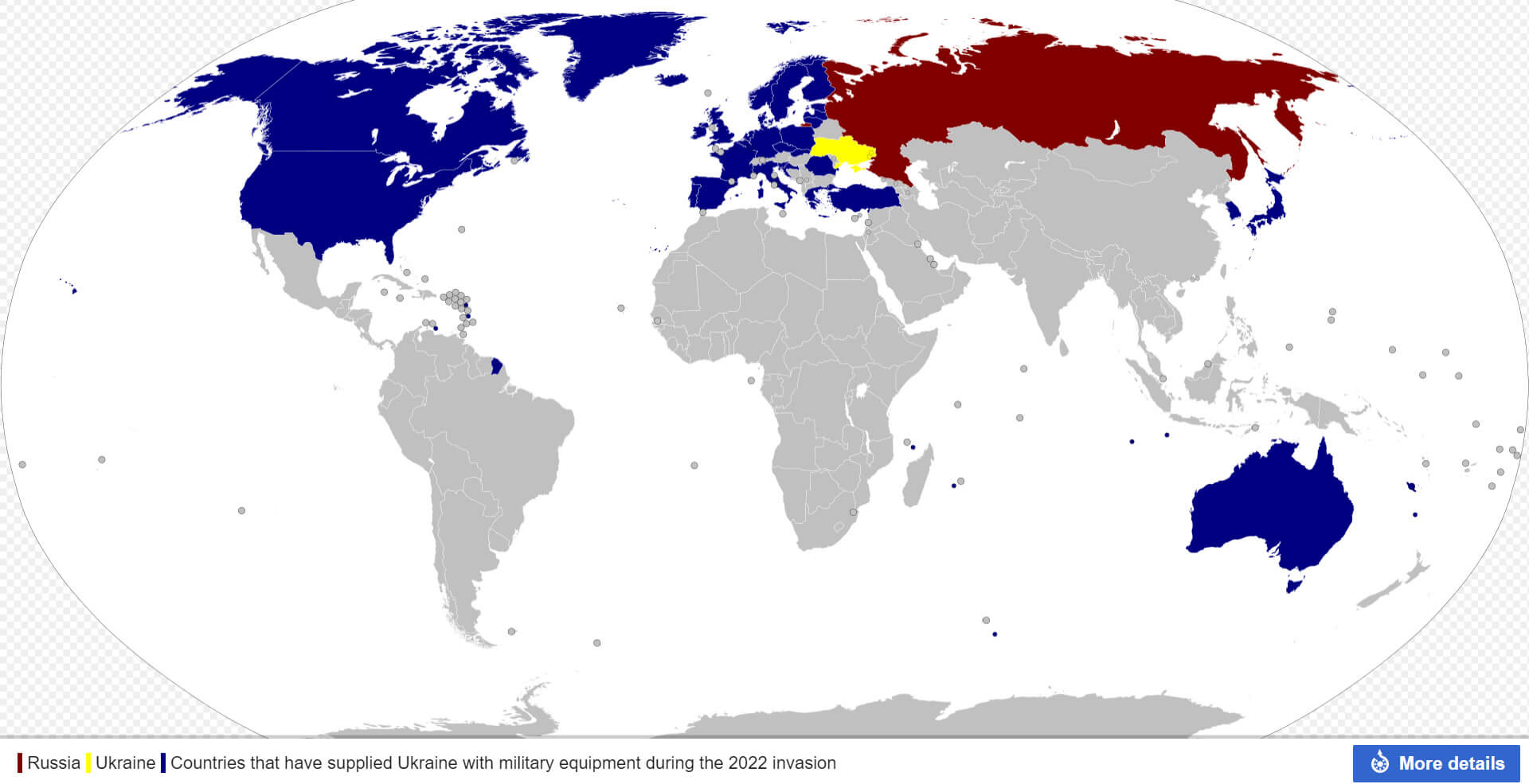 Countries Supplied Ukraine with Military Equipment